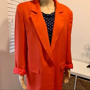 ASOS Design Tall Shrunken Dad’s Suit Blazer Sz 8